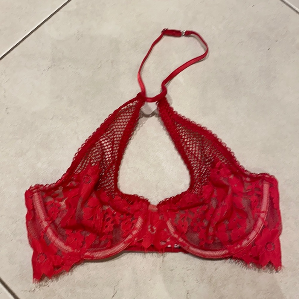Victoria’s Secret Red Lace Bralette